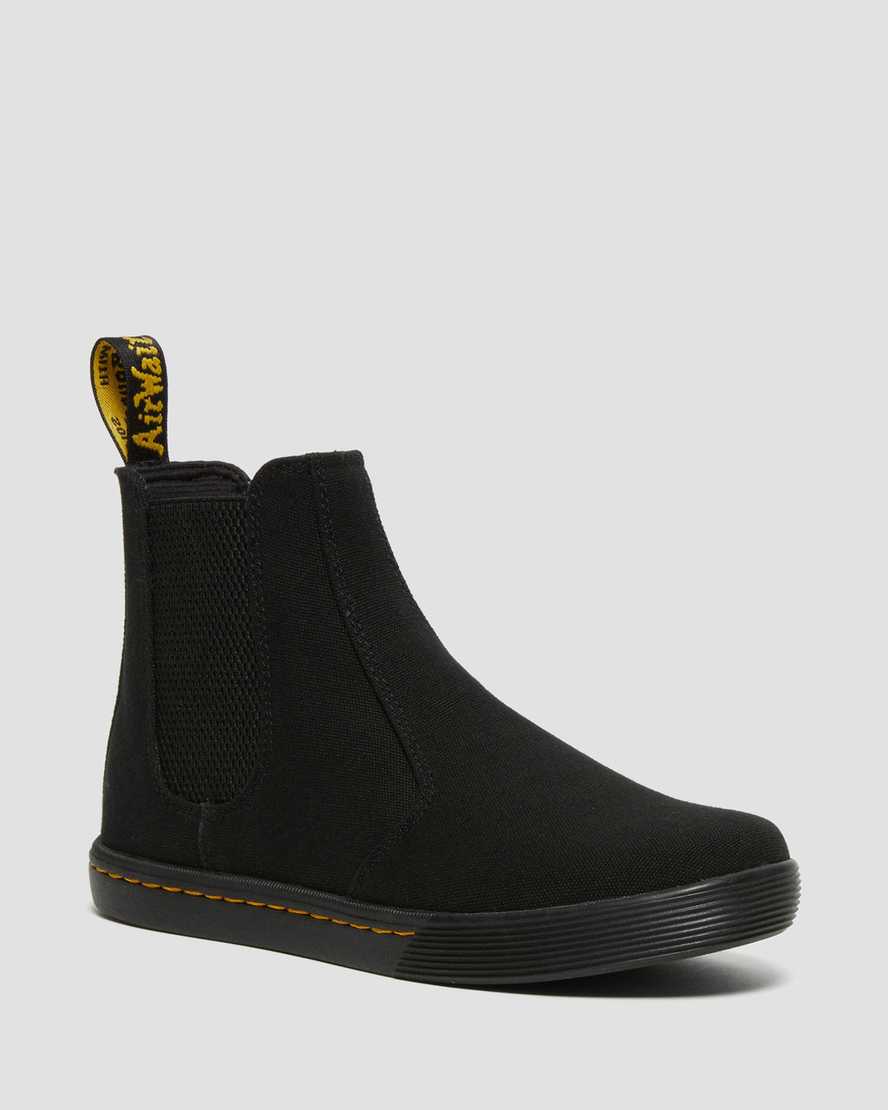 Dr. Martens Makela Canvas Casual Naisten Chelsea Nilkkurit - Mustat Nilkkurit [872-DZQNMJ]